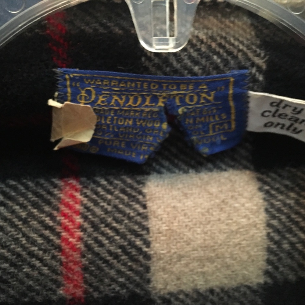 Vintage Pendleton Mackinaw Cruiser 100% Virgin Wool Jacket Coat Men’s Size M - Picture 4 of 11
